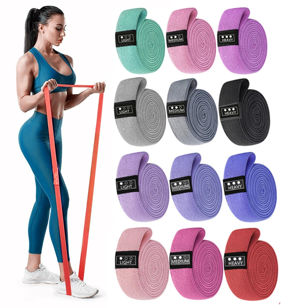 PowerLoop Resistance Band Set – 3 Levels Long Fitness Loops