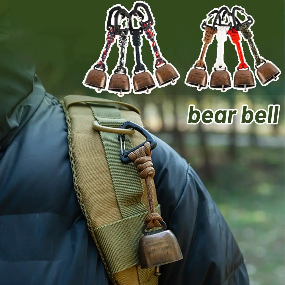 TrailGuard Bear Bell – Loud Hiking Safety Bell with Braided Lanyard