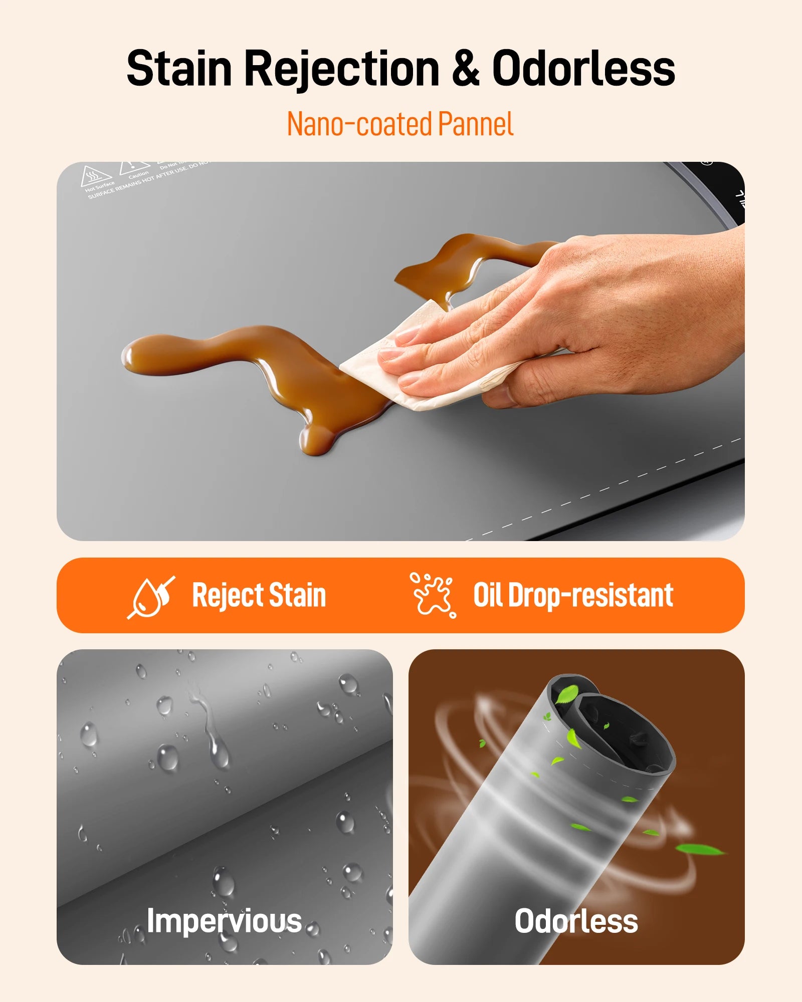 Foodie™ Portable Electric Food Warming Tray – Smart Foldable Heating Plate with Adjustable 8-Level Temperature Control