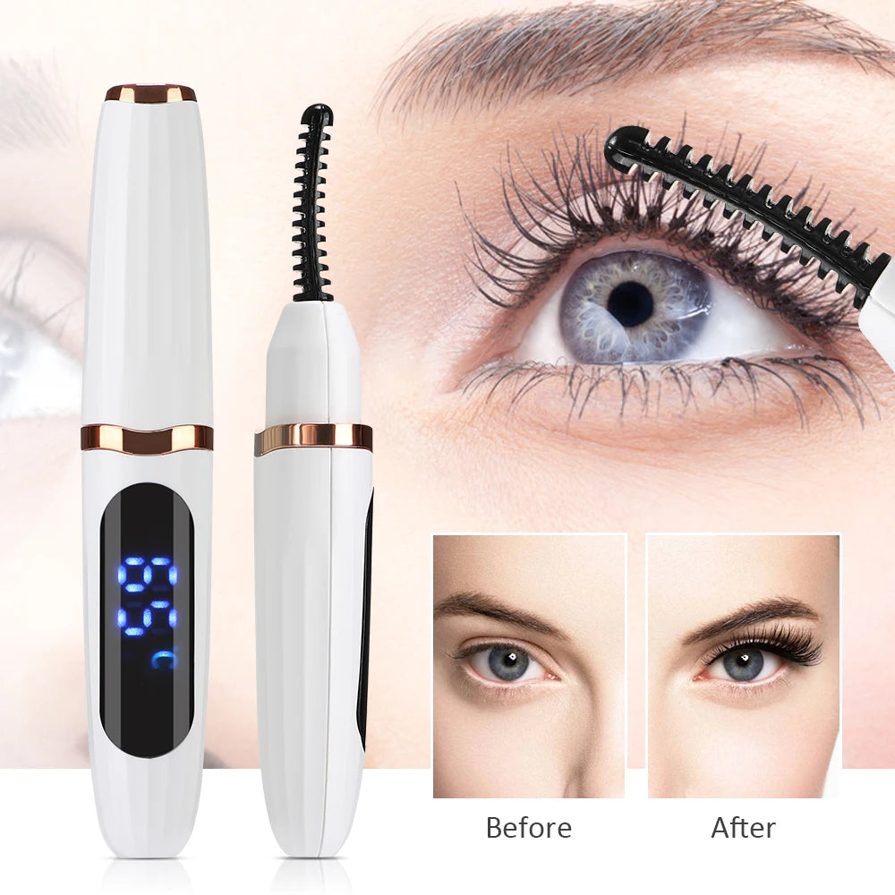 Electric Heated Eyelash Curler – Long-Lasting Lash Styling