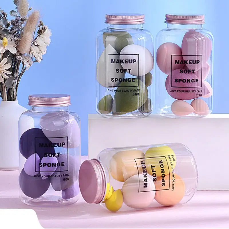 Makeup Sponge Set – 7 pcs Beauty Blending Puffs