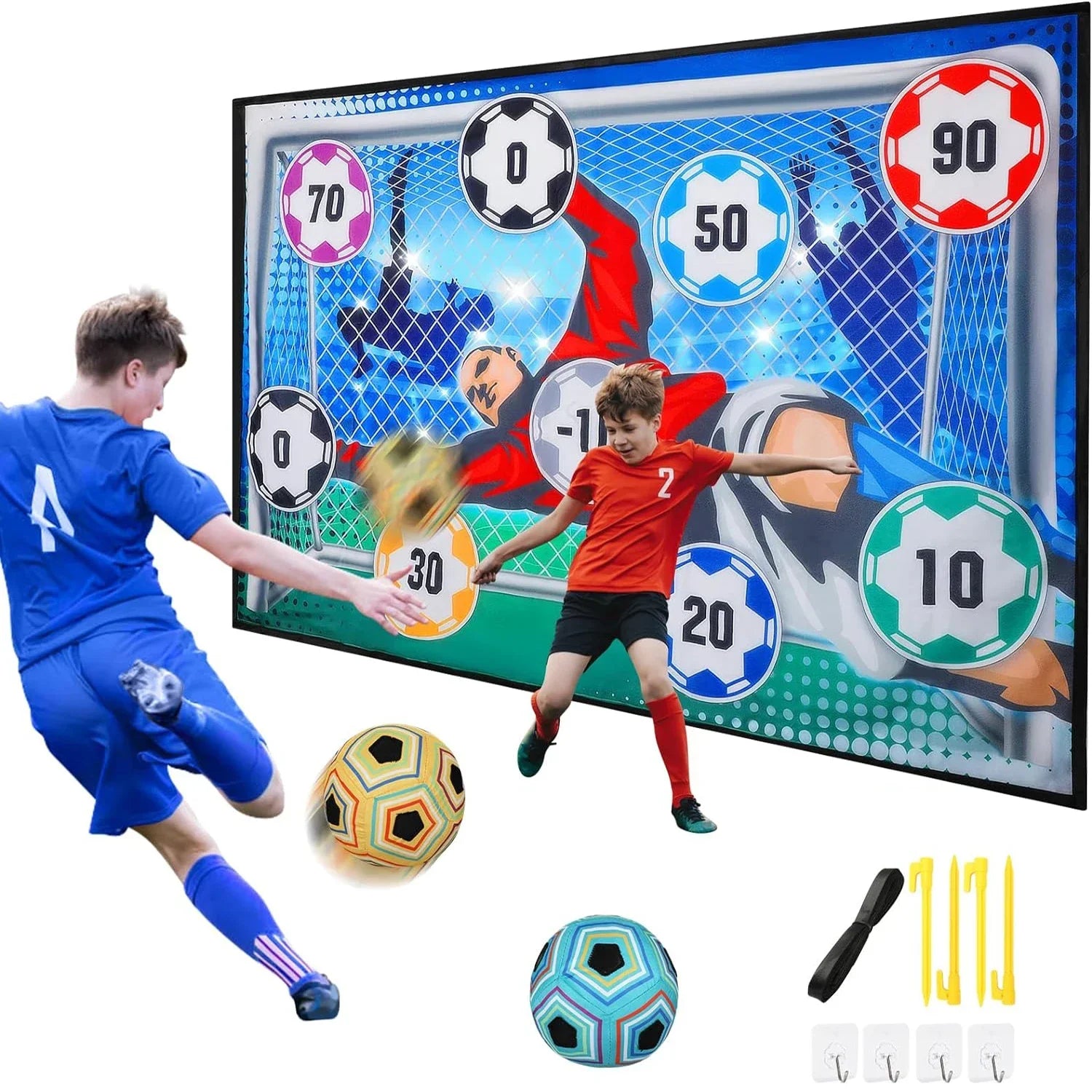 Kids Soccer Game Mat – Indoor & Outdoor Training Set