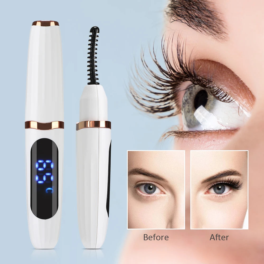 Electric Heated Eyelash Curler – Long-Lasting Lash Styling