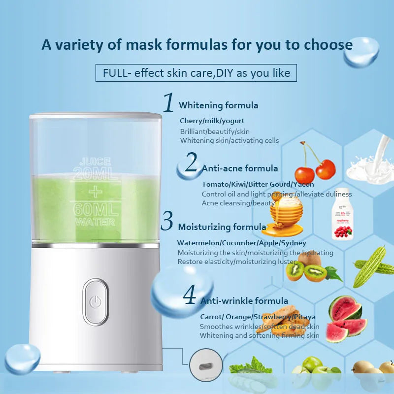 DIY Face Mask Maker Machine – Natural Fruit & Collagen Spa Device
