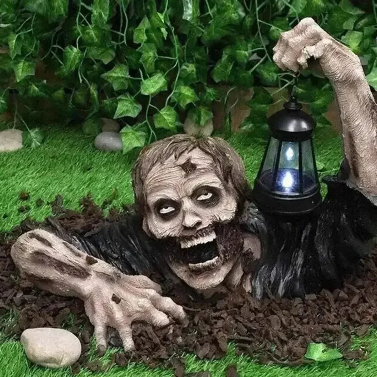 Halloween Zombie Lantern – Outdoor Horror Decoration