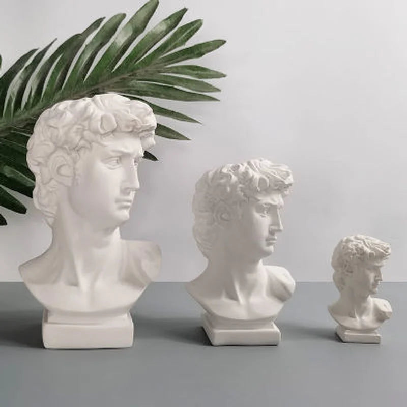 Nordic David Vase – Resin Statue Flower Pot & Decorative Holder
