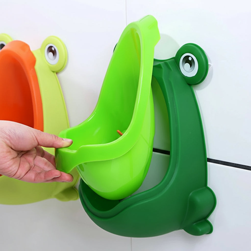 Kids’ Frog Urinal – Potty Training Wall-Hung