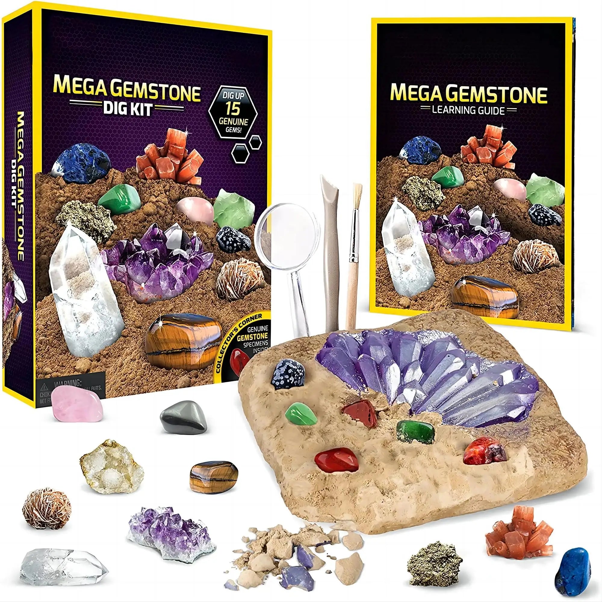 Gemstone Dig & Discover Kit – Educational Mining Toy