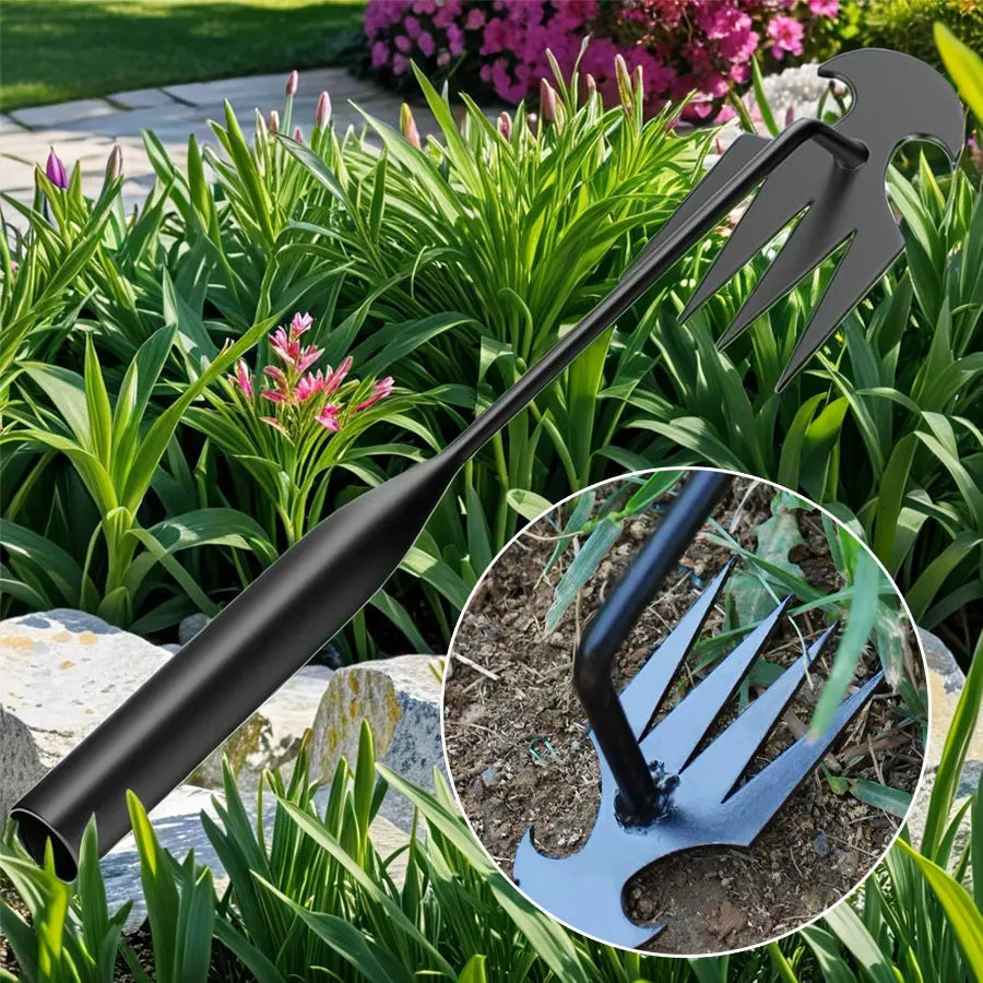 AgriHoe Garden Tool – Carbon Steel Hand Weeder & Soil Cultivator