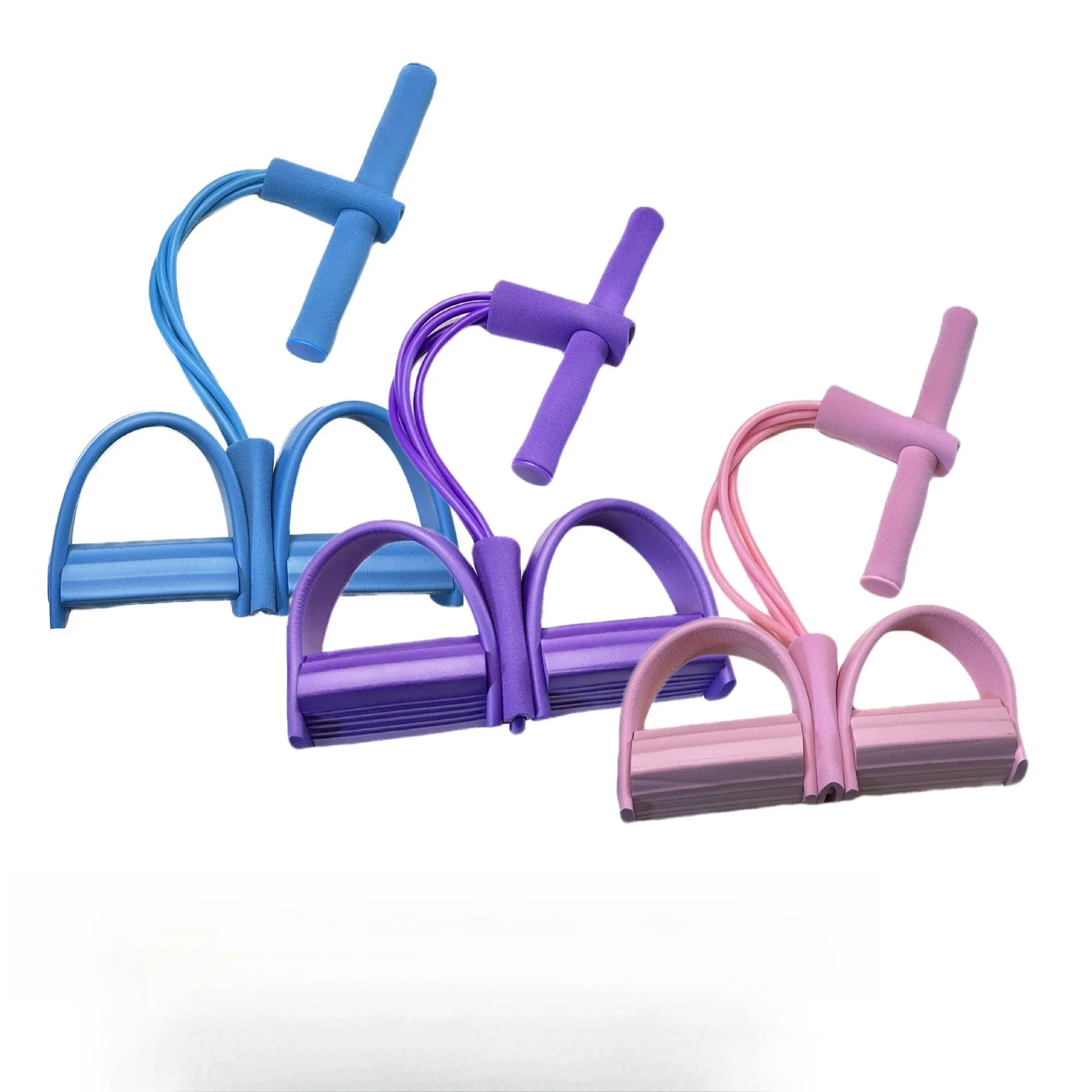 CoreFlex Pedal Resistance Trainer – 4/6 Tube Multi-Functional Fitness Band
