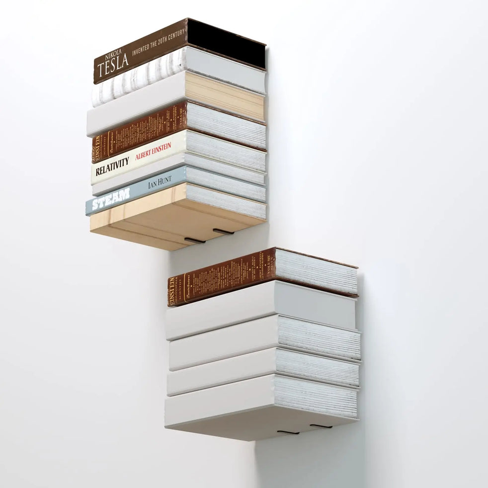Iron Floating Bookshelves – Minimalist Set