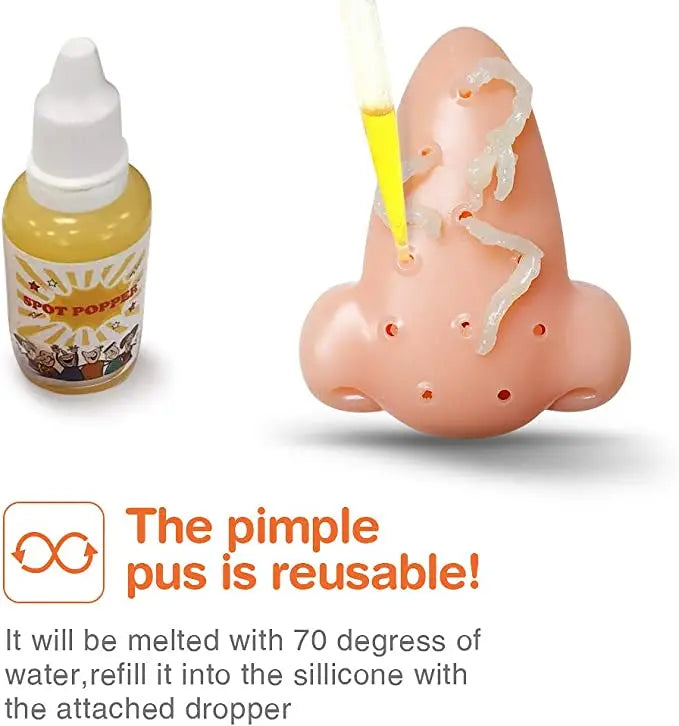 Refillable gel with dropper — reusable after melting in warm water
