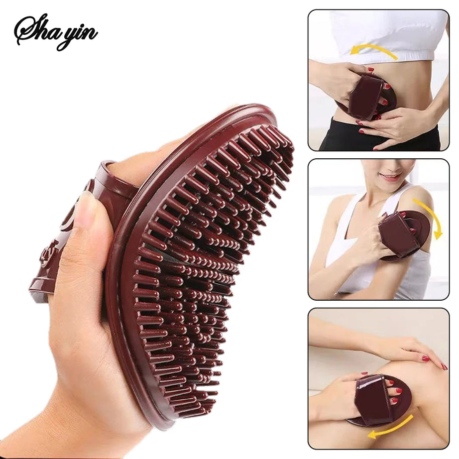 Meridian Slimming Brush – Silicone Body Massage & Scraping Tool