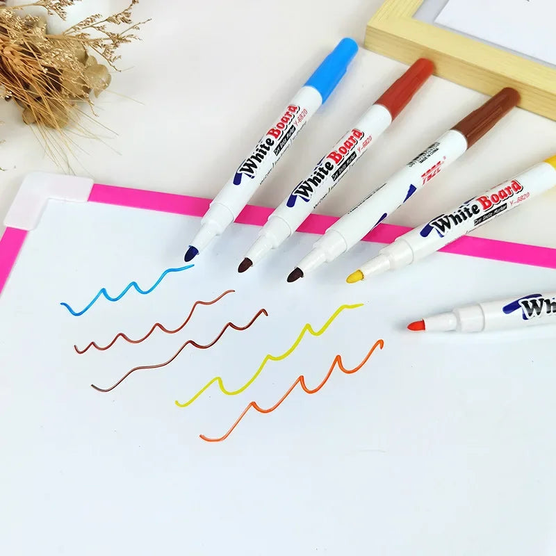 Colorful Water Floating Marker Pens