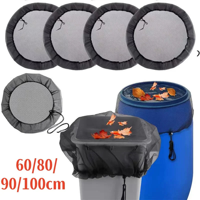 RainGuard Mesh Cover – Leaf Filter Net for Water Barrels