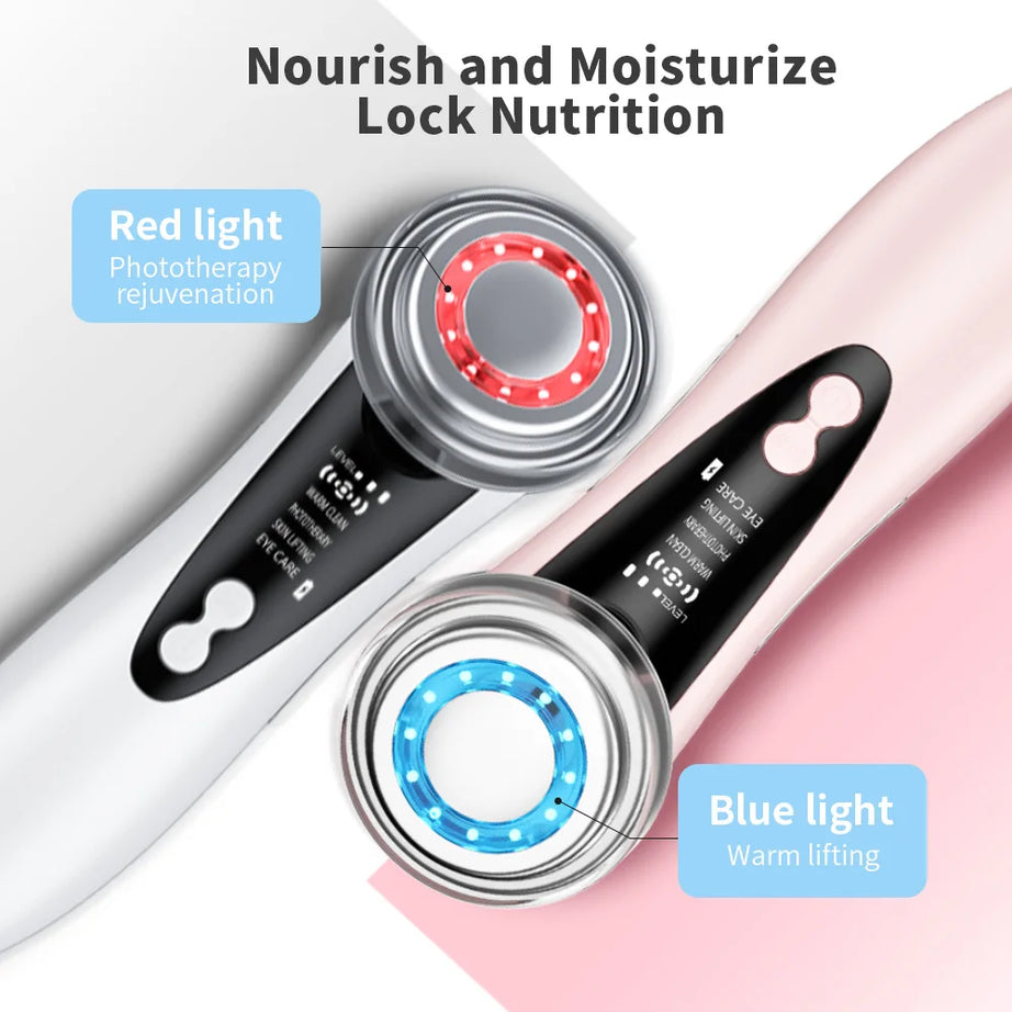 7-in-1 Face handheld device – Multi-Head Skincare Tool