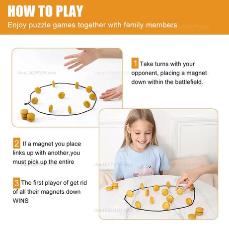 Magnetic Tension Puzzle Game – Family & Educational Play