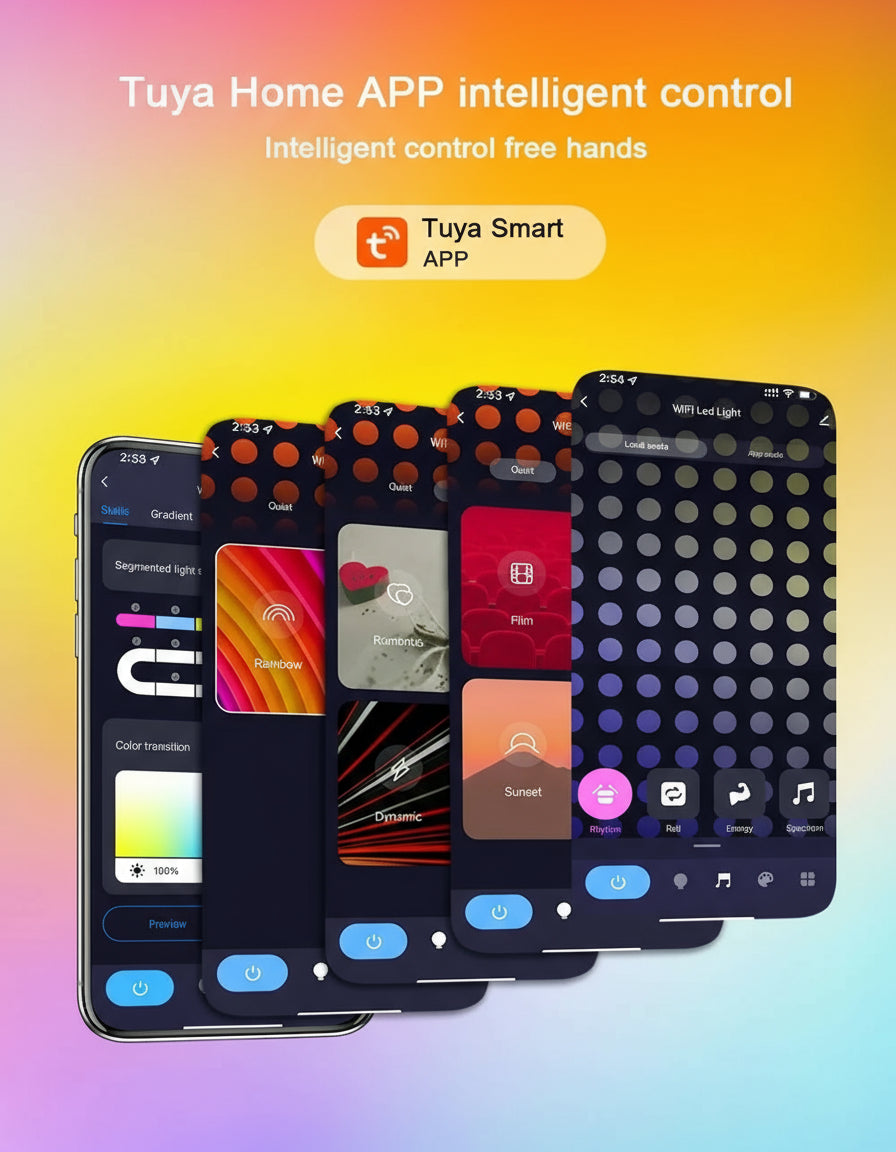 TuYa Smart RGB Hexagon Light Panels (TuYa app via WiFi + Bluetooth)