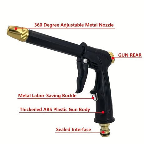 JetWash High Pressure Water Gun – Car Cleaning & Garden Hose Nozzle