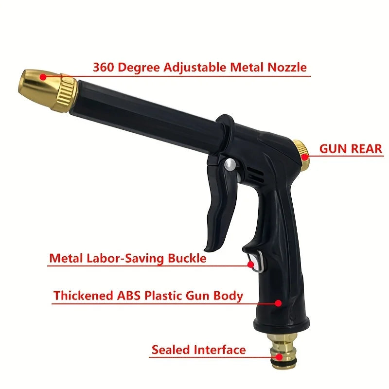 JetWash High Pressure Water Gun – Car Cleaning & Garden Hose Nozzle