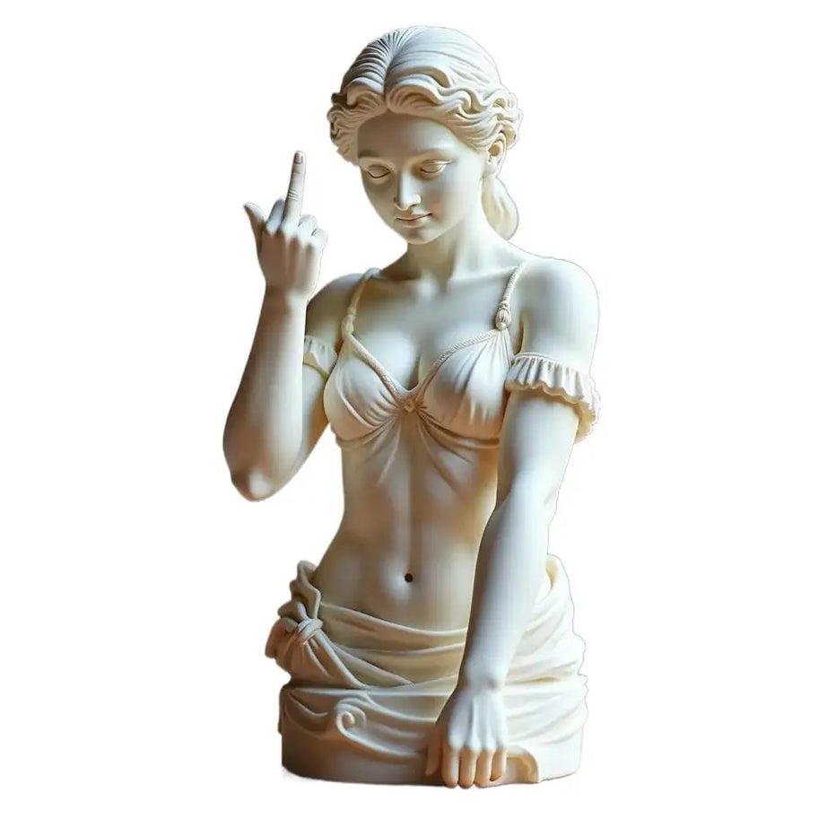 RebelGoddess Statue – Funny Resin Ornament with Unique Design