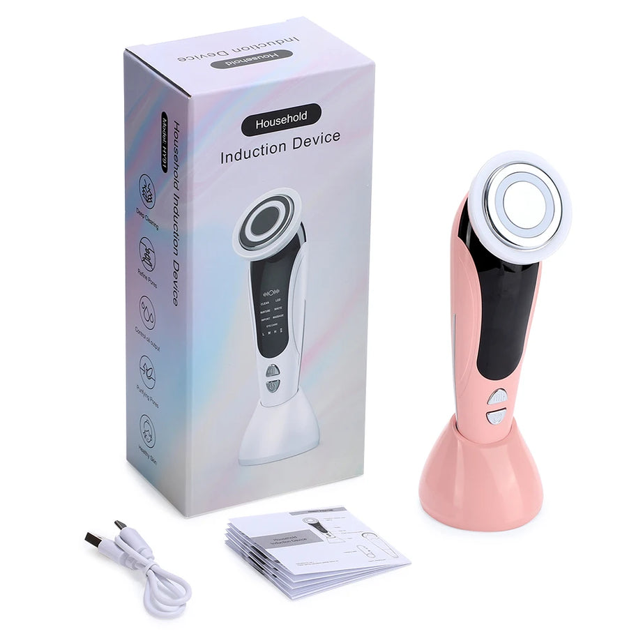7-in-1 Face handheld device – Multi-Head Skincare Tool