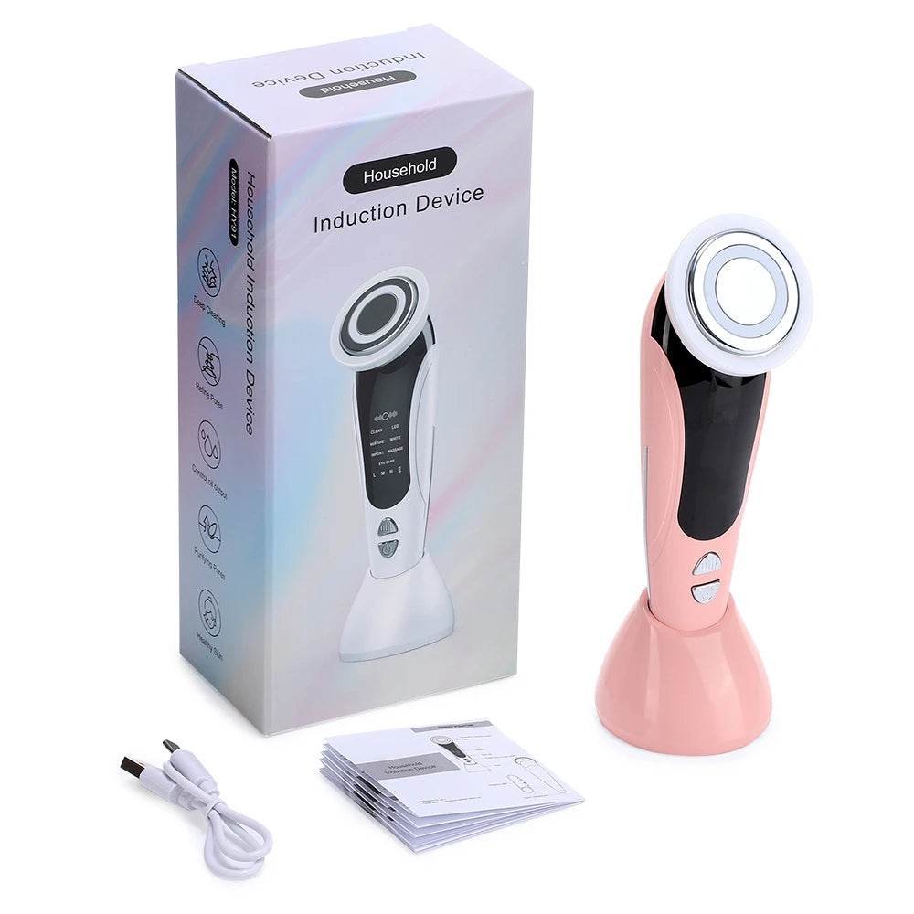7-in-1 Face handheld device – Multi-Head Skincare Tool