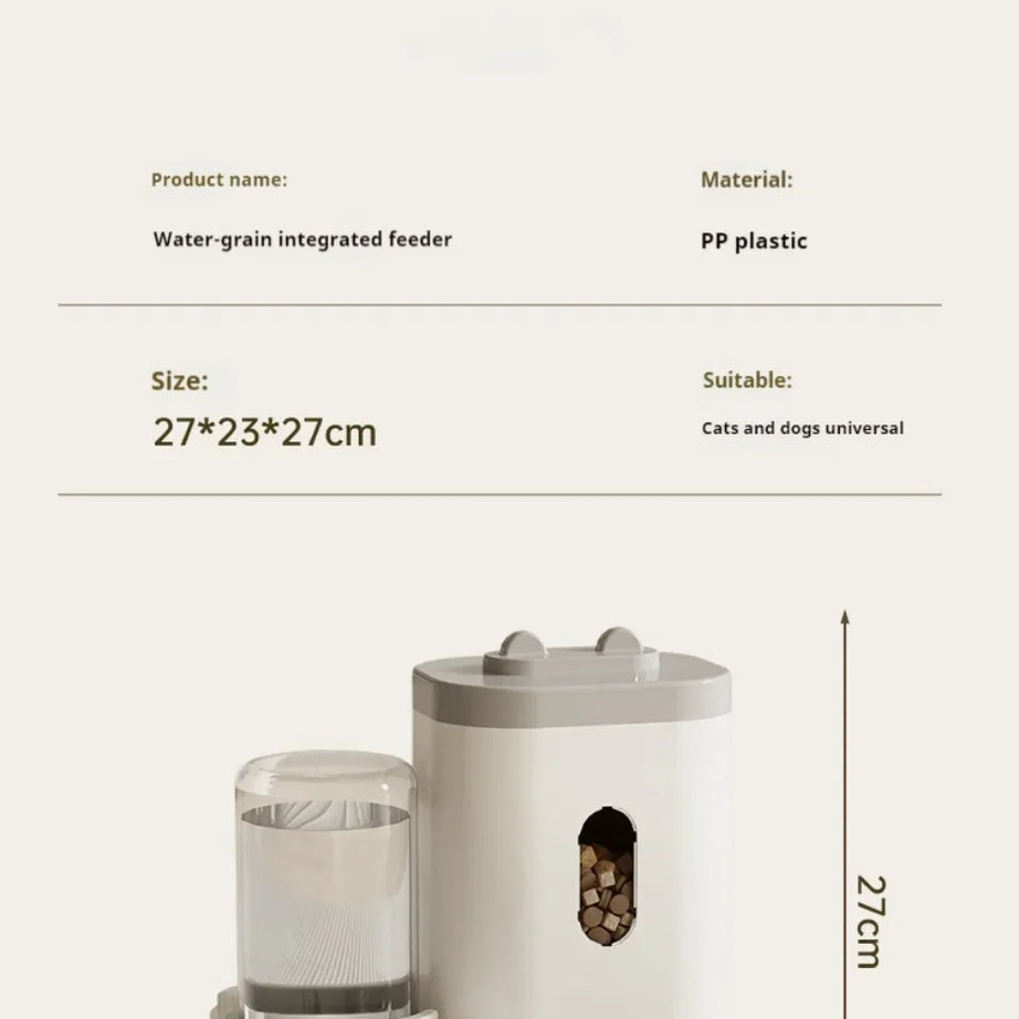 Automatic Pet Feeder with Water Dispenser