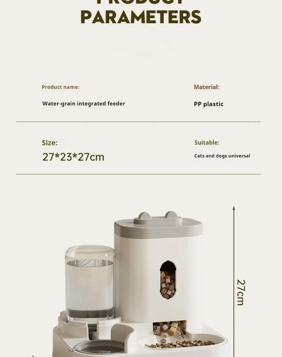 Automatic Pet Feeder with Water Dispenser