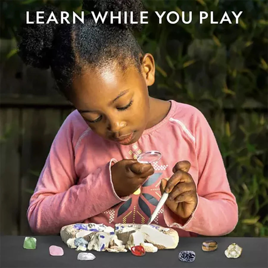 Gemstone Dig & Discover Kit – Educational Mining Toy