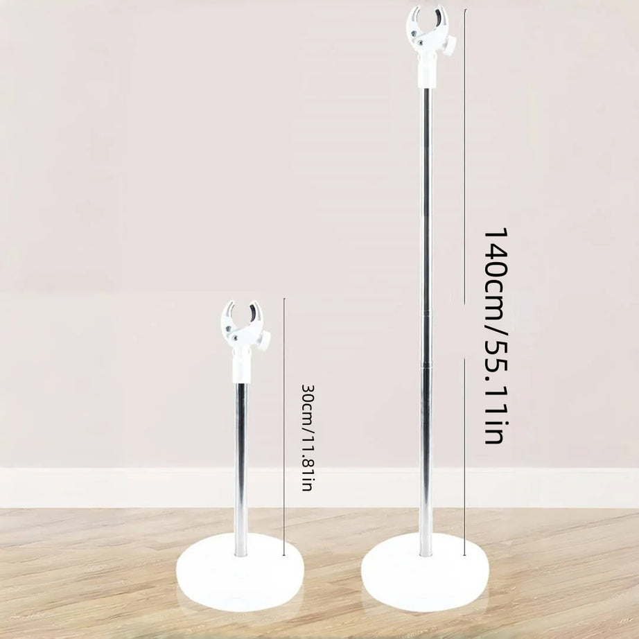 Dog Hair Dryer Stand – Hands-Free 360° Rotating Holder with Adjustable Height for Pet Grooming