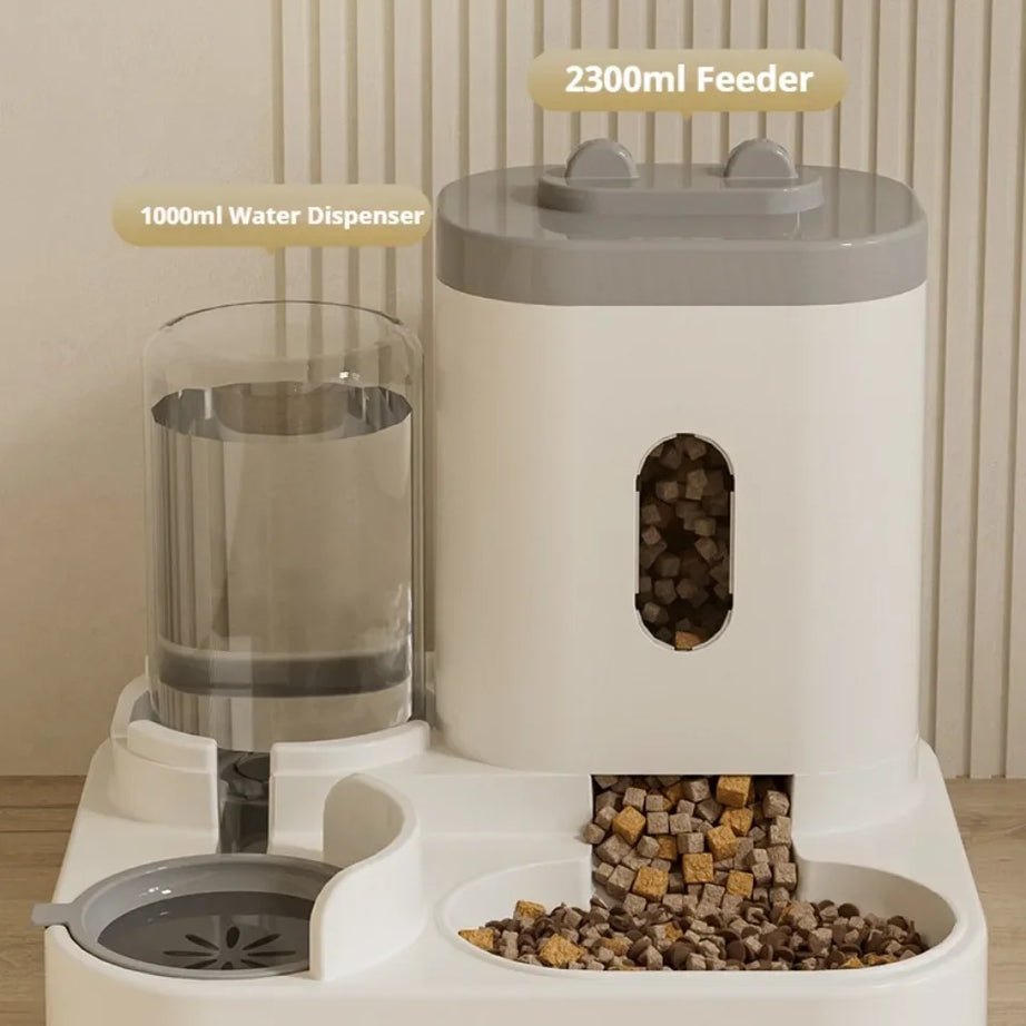 Automatic Pet Feeder with Water Dispenser