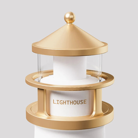 Moon & Lighthouse Projection Lamp – USB Rechargeable Night Light with Remote & Motion Sensor