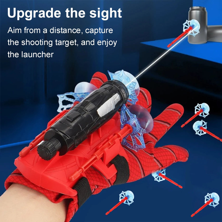 Spider Web Launcher Glove Set – Kids Cosplay Toy