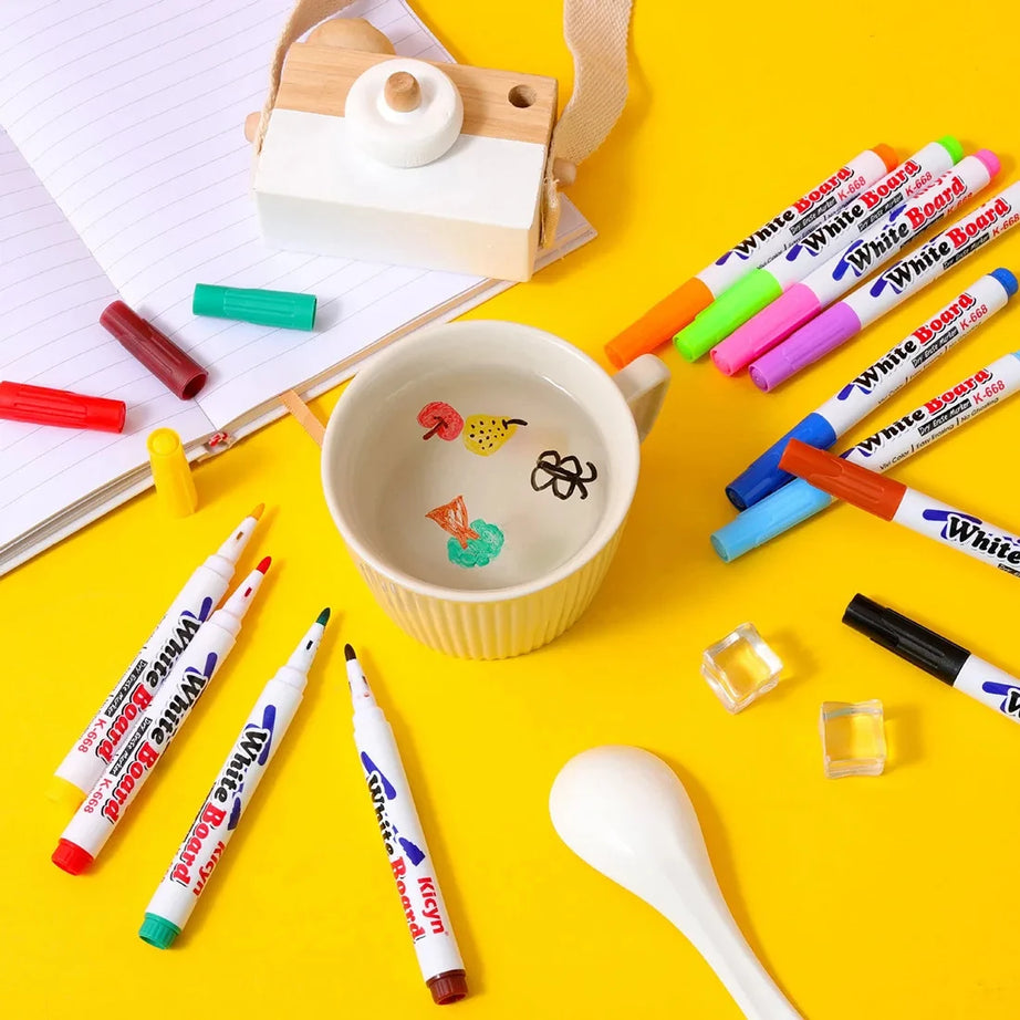 Colorful Water Floating Marker Pens