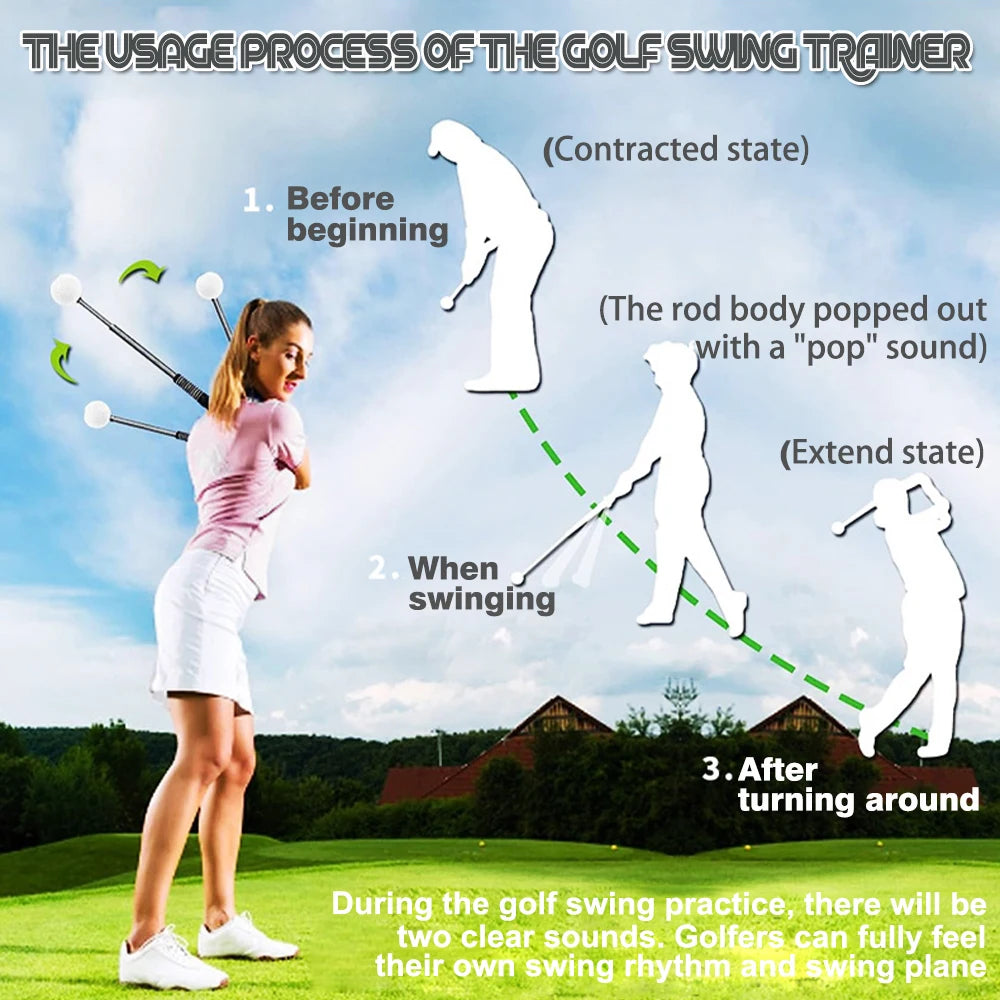 Golf Swing/Warm Corrector – Training Stick
