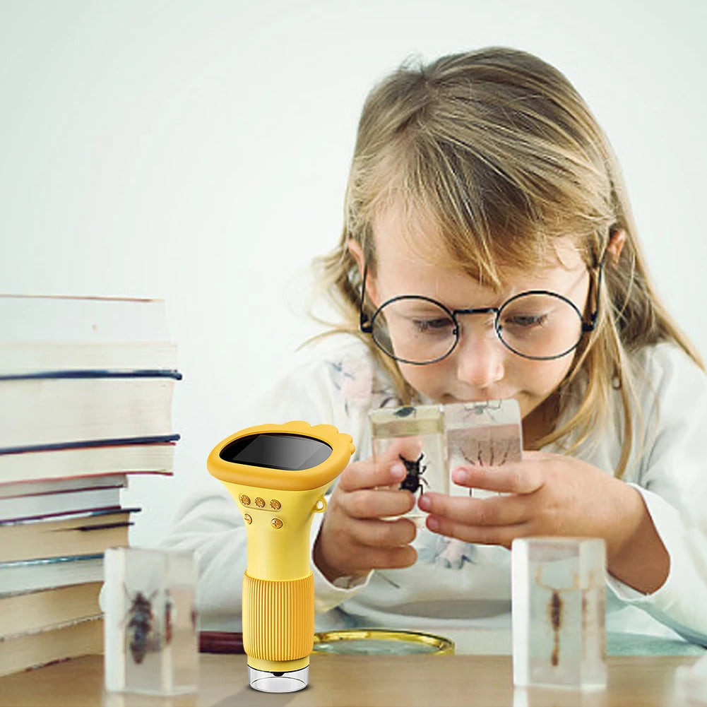Handheld Digital Microscope with 1000X Zoom & IPS Display