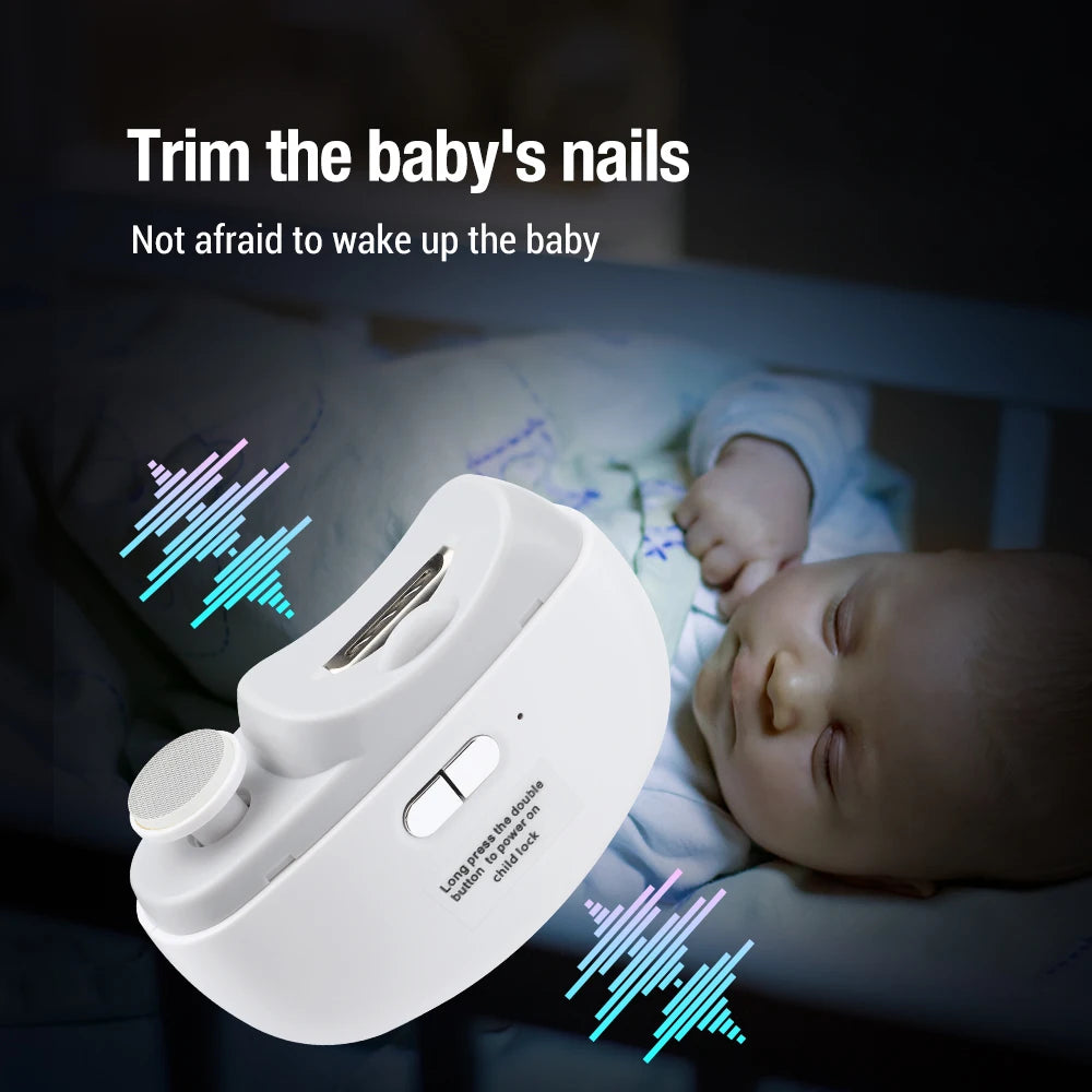 Rotatable Electric Nail Clipper – Baby & Adult