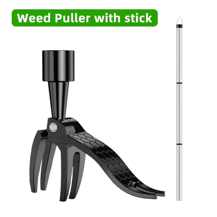 RootMaster Weed Puller – Aluminum Alloy Claw Tool with Foot Pedal