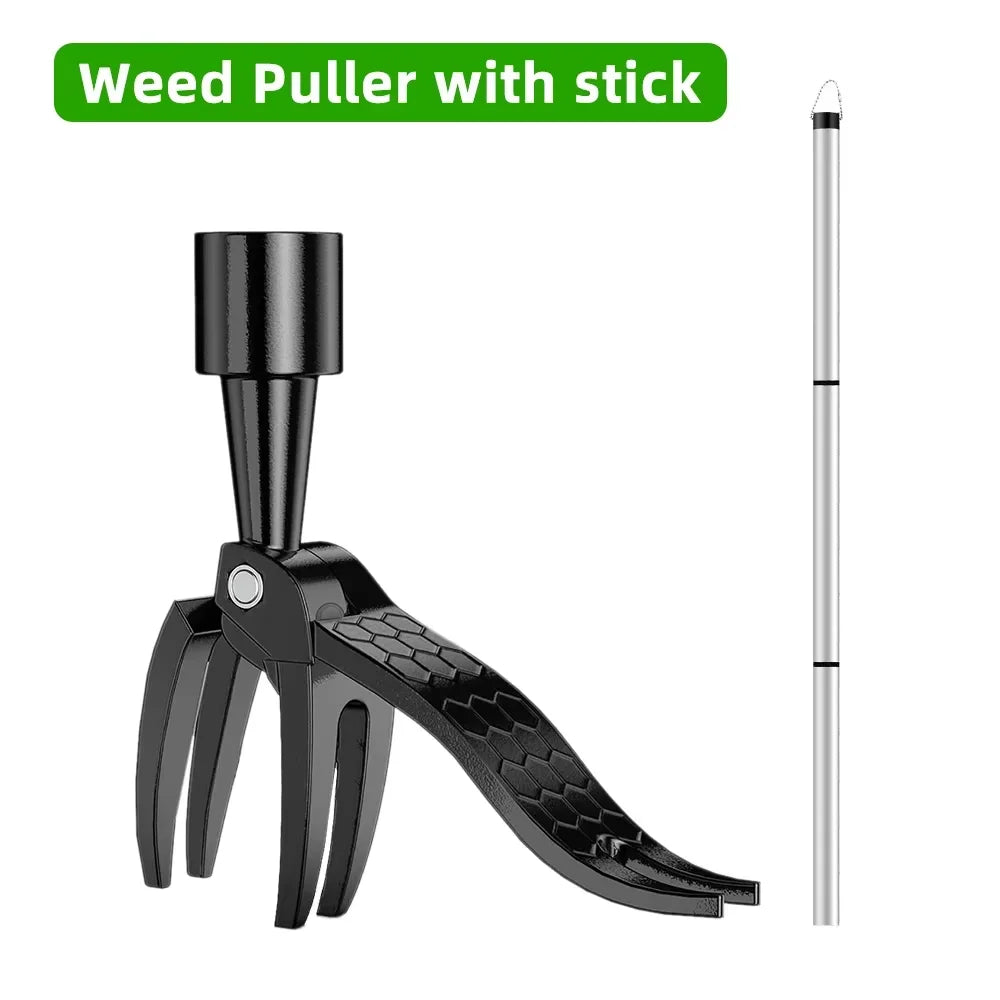 Weed pulling tool — detail