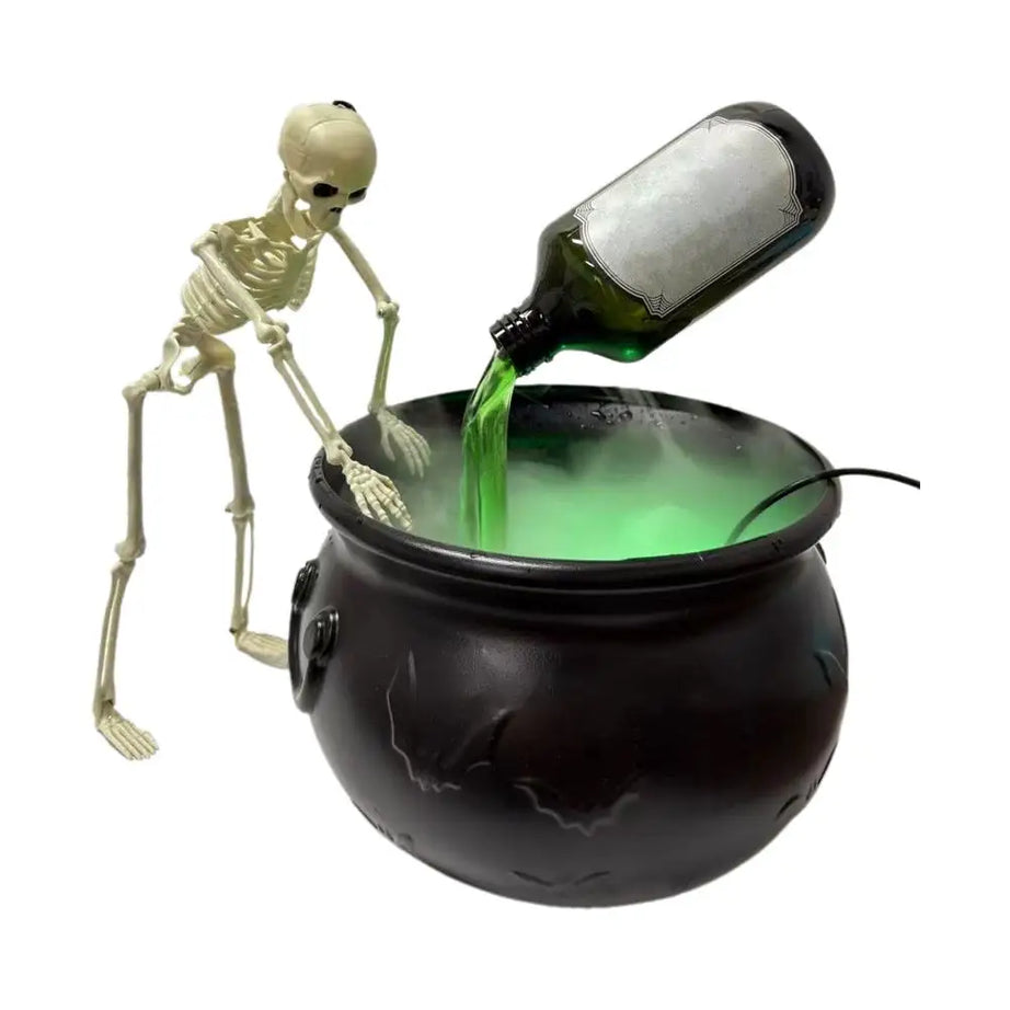 Witch’s Cauldron Halloween Decor – Magic Floating Bottle & Diffuser