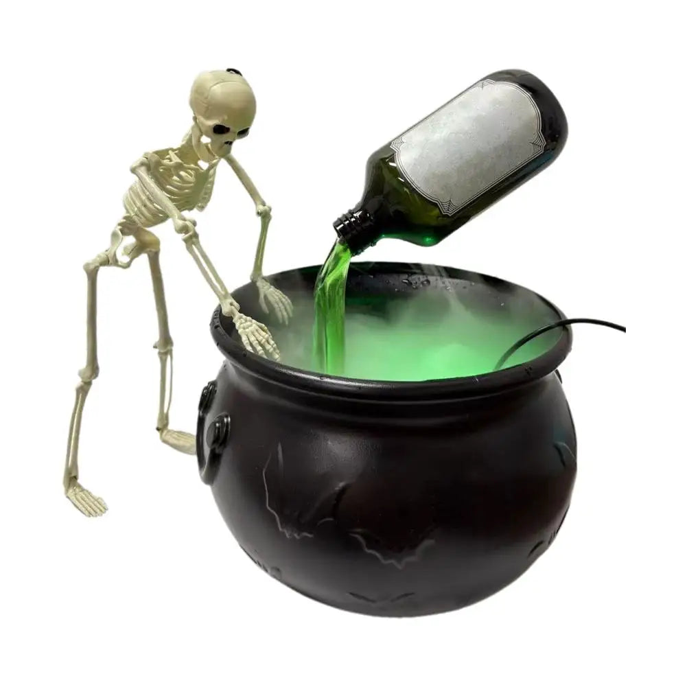 Witch’s Cauldron Halloween Decor – Magic Floating Bottle & Diffuser