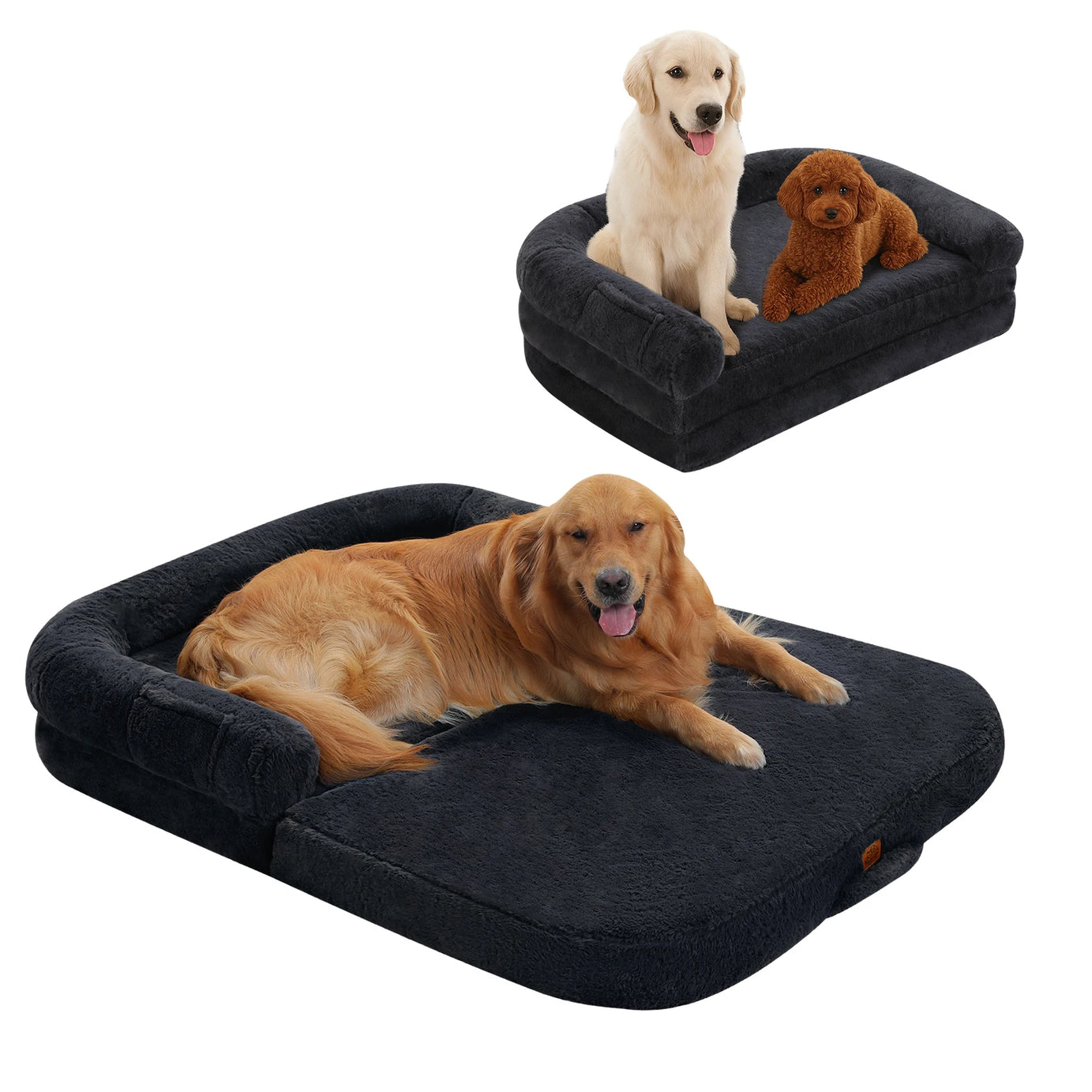Foldable & Portable Dog Bed – Machine Washable Comfort Mat