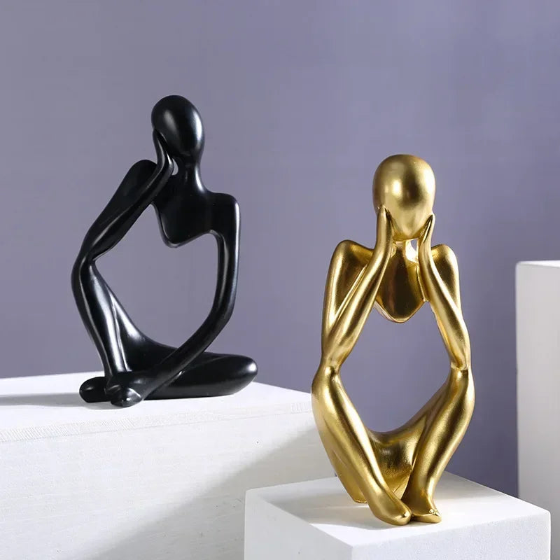 Resin statue — detail close-up