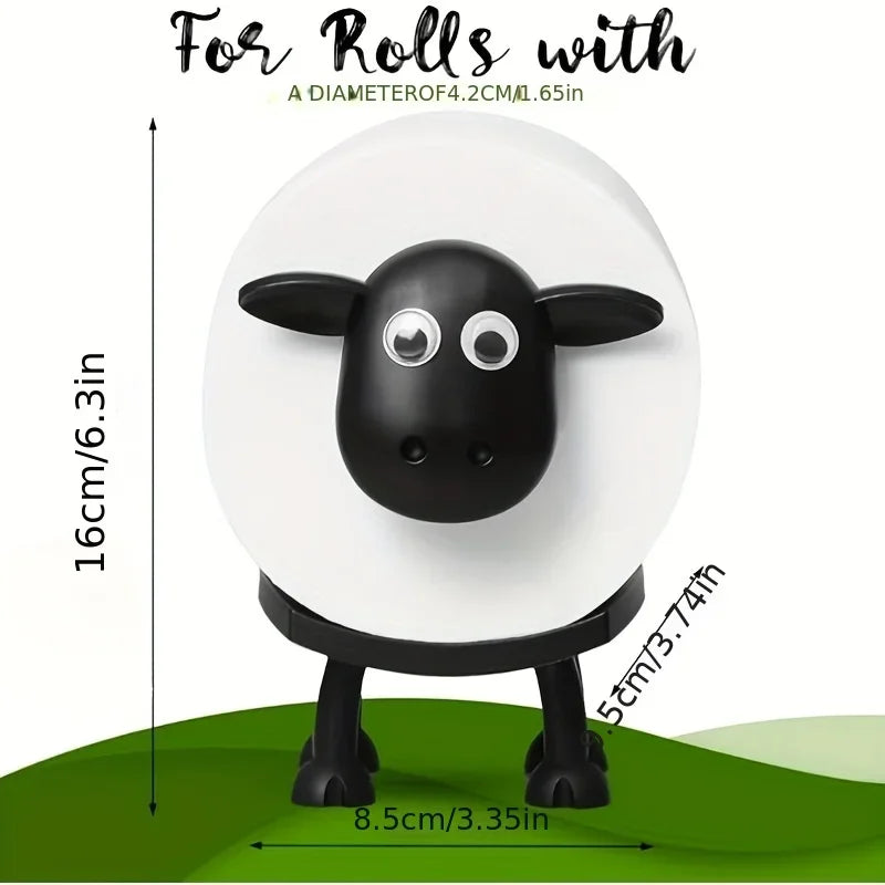 Bathroom styling — animal roll holder