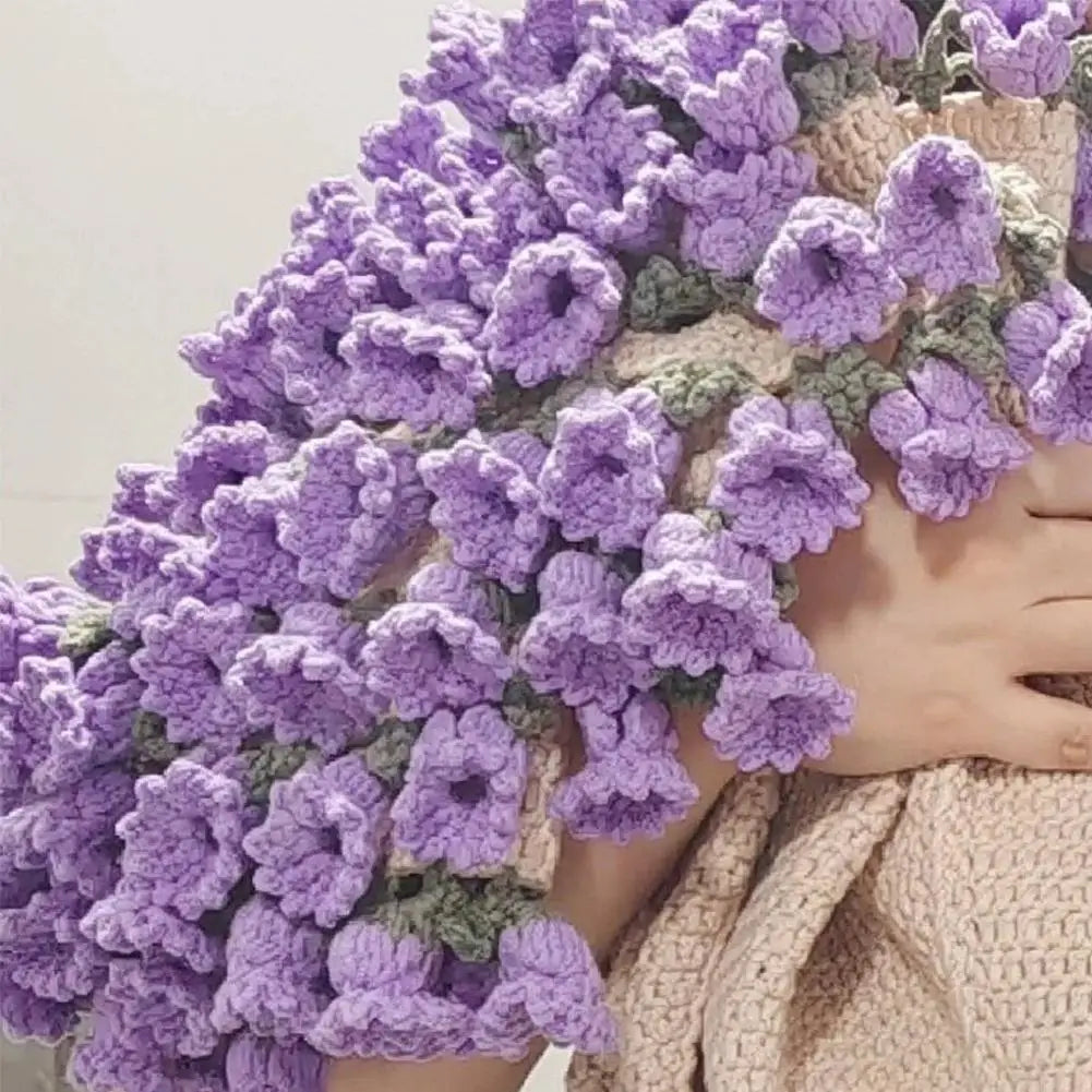 Rose Bouquet Crochet Blanket – DIY Kit