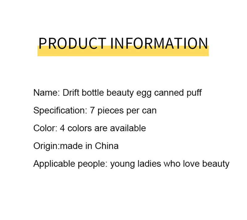 Makeup Sponge Set – 7 pcs Beauty Blending Puffs