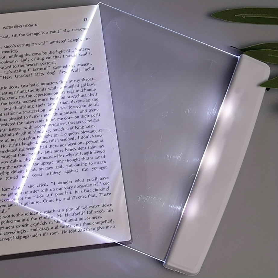 LED Book Light – Flat Plate Bookmark