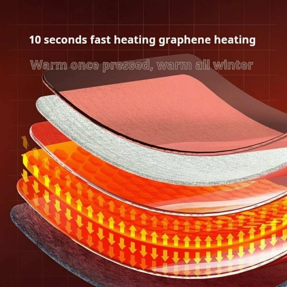 L-Corner™ Electric Foot Heating Pad – Solid Color Winter Warmer for Office Desk, Bedroom, Living Room & Home Comfort