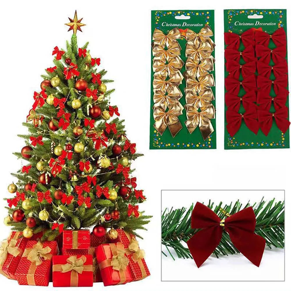 Tree styling with many small bows